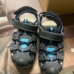 Kids Navy and Blue Sandals